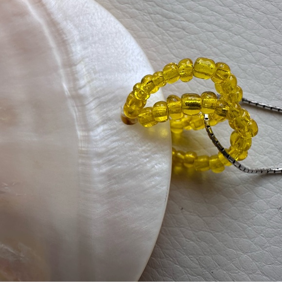 925 Chain Mother of Pearl Large Pandantiv 925 Stearling Silver Chain - Picture 12 of 14